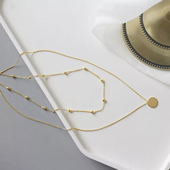 NEW Multi Layer Coin Necklace - Picture 6 of 10